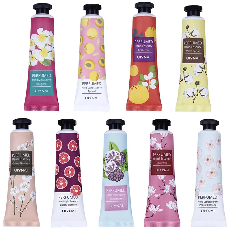 1Pc 30g Hand Cream Skin Lotion Care Whitening Nourishing Anti-chapping Flower Fruit Fragrance
1Pc 30g Hand Cream Skin Lotion Care Whitening Nourishing Anti-chapping Flower Fruit Fragrance