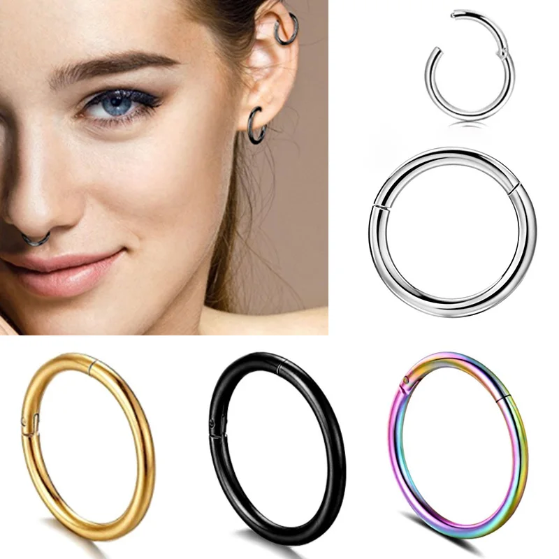 Multiple Colour Surgical Steel Cute mini Small ear Circle Earrings Nose Circle Ear Helix Bone Tragus Closed Piercing Nose Nail
Multiple Colour Surgical Steel Cute mini Small ear Circle Earrings Nose Circle Ear Helix Bone Tragus Closed Piercing Nose Nail