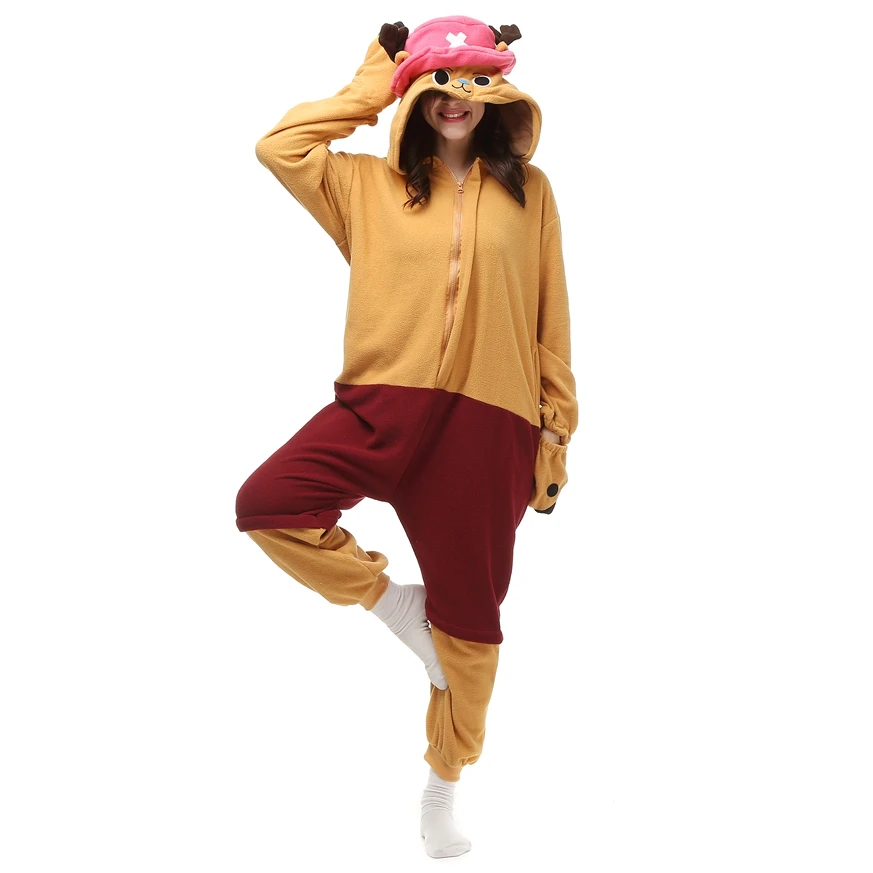 Adults Polar Fleece Kigurumi Tony Tony Chopper Costume Cartoon Animal Onesies Pajama Halloween Carnival Party Jumpsuit
Adults Polar Fleece Kigurumi Tony Tony Chopper Costume Cartoon Animal Onesies Pajama Halloween Carnival Party Jumpsuit
