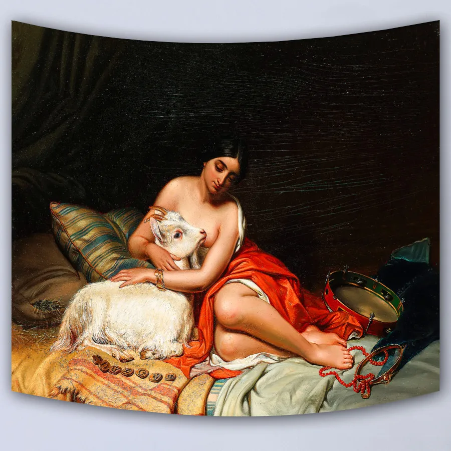 Girl Oil Painting Wall Hanging Decor Wall Blanket Custom Tapestry Tapestry People Women Middle Ages Palace Historic Vintage
Girl Oil Painting Wall Hanging Decor Wall Blanket Custom Tapestry Tapestry People Women Middle Ages Palace Historic Vintage