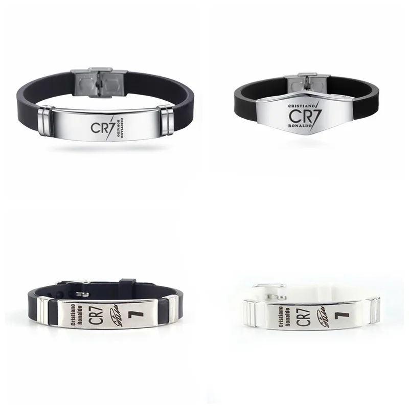 Football Star C Ronaldo Bracelet Famous Soccer Player Fans Souvenir Stainless Steel Adjustable ID Bracelets Man Boy Bracelets
Football Star C Ronaldo Bracelet Famous Soccer Player Fans Souvenir Stainless Steel Adjustable ID Bracelets Man Boy Bracelets