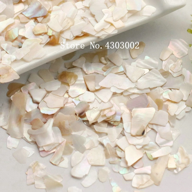 100g/lot Natural White Crushed Mother of Pearl shell for DIY Jewelry Crushed MOP Pearl shell for fake nails
100g/lot Natural White Crushed Mother of Pearl shell for DIY Jewelry Crushed MOP Pearl shell for fake nails