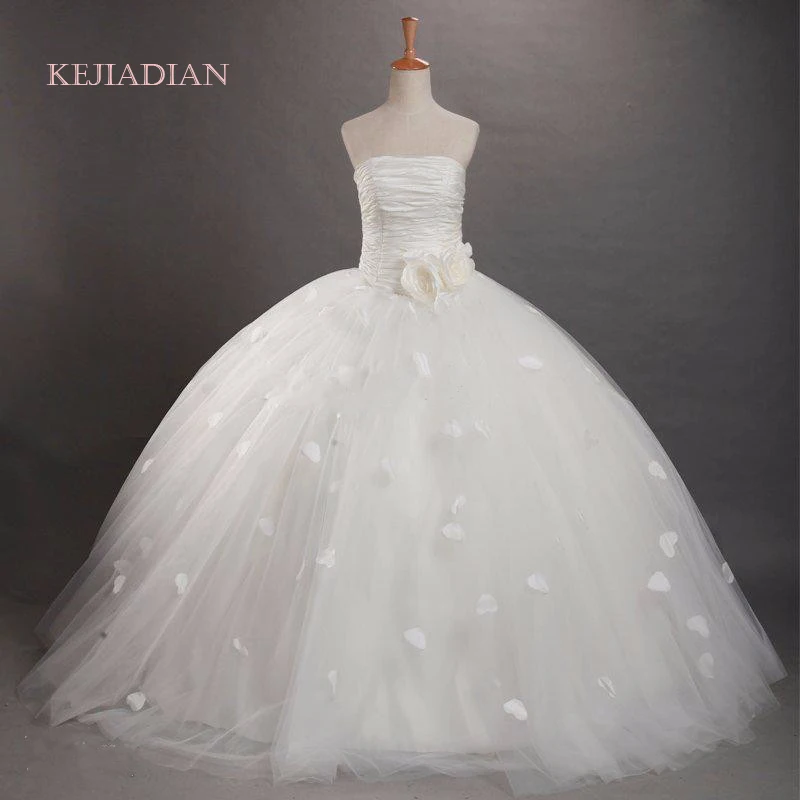 2019 Flower Girls Dresses White Strapless Pleated Flower Tulle Ball Gown Floor Length Flower Girls Dresses Kids Prom Dresses
2019 Flower Girls Dresses White Strapless Pleated Flower Tulle Ball Gown Floor Length Flower Girls Dresses Kids Prom Dresses