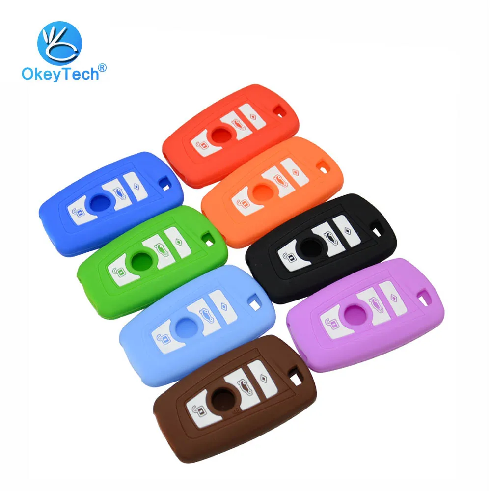 OkeyTech 4 Button for BMW Smart Card 1 3 5 7 Series X1 X3 Silicone Rubber Car Key Shell Cover Case Fob Sticker Protector for BMW
OkeyTech 4 Button for BMW Smart Card 1 3 5 7 Series X1 X3 Silicone Rubber Car Key Shell Cover Case Fob Sticker Protector for BMW