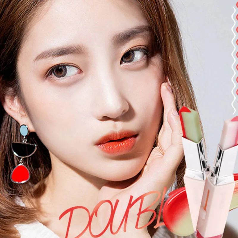 SANUO brand Makeup stereoscopic dichroic V type Lipstick Gradual change Moisture Lipstick Student Lipstick Moisture Lip Care
SANUO brand Makeup stereoscopic dichroic V type Lipstick Gradual change Moisture Lipstick Student Lipstick Moisture Lip Care