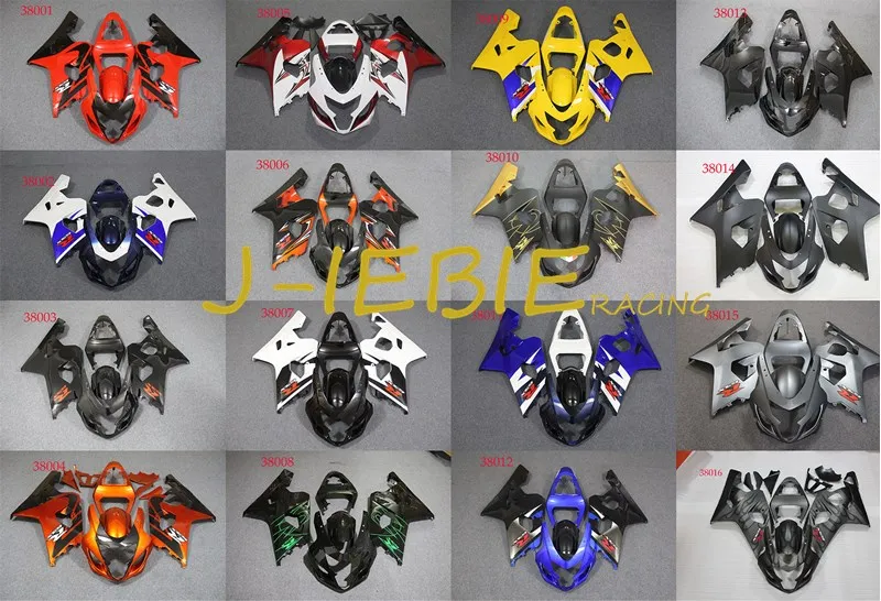 ABS Injection Fairing Body Work Frame Kit for SUZUKI GSXR 600/750 GSXR600 GSXR750 2004 2005
ABS Injection Fairing Body Work Frame Kit for SUZUKI GSXR 600/750 GSXR600 GSXR750 2004 2005