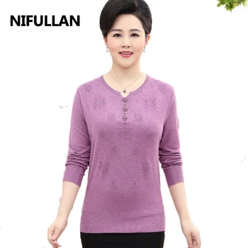 NIFULLAN 2020 Autumn Winter Soft Warm Women Sweaters And Pullovers Mother Long Sleeve Knitted Jumper Black Blue Red Pull Femme
NIFULLAN 2020 Autumn Winter Soft Warm Women Sweaters And Pullovers Mother Long Sleeve Knitted Jumper Black Blue Red Pull Femme