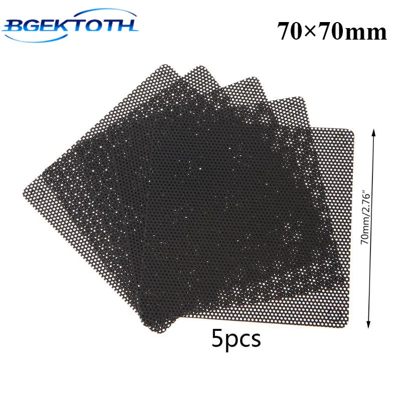 5Pcs/set 70*70mm PVC Fan Dust Filter PC Dustproof Case Cuttable Computer Mesh Black dropshipping
5Pcs/set 70*70mm PVC Fan Dust Filter PC Dustproof Case Cuttable Computer Mesh Black dropshipping