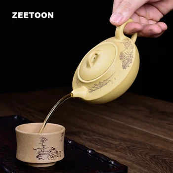 200cc Authentic Yixing Teapot Chinese Health Care Purple Clay Tea Pot Master All Handmade Kung Fu Tea Set Buckle Lid Kou Gai Pot
200cc Authentic Yixing Teapot Chinese Health Care Purple Clay Tea Pot Master All Handmade Kung Fu Tea Set Buckle Lid Kou Gai Pot