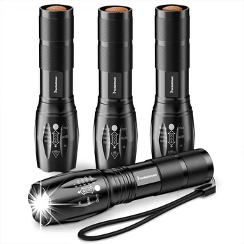 Powerful LED Flashlight 1/2/3/4 Pcs XML L2 V6 with 5 Modes Zoomable Torch Linterna Waterproof Flashlights for Camping
Powerful LED Flashlight 1/2/3/4 Pcs XML L2 V6 with 5 Modes Zoomable Torch Linterna Waterproof Flashlights for Camping