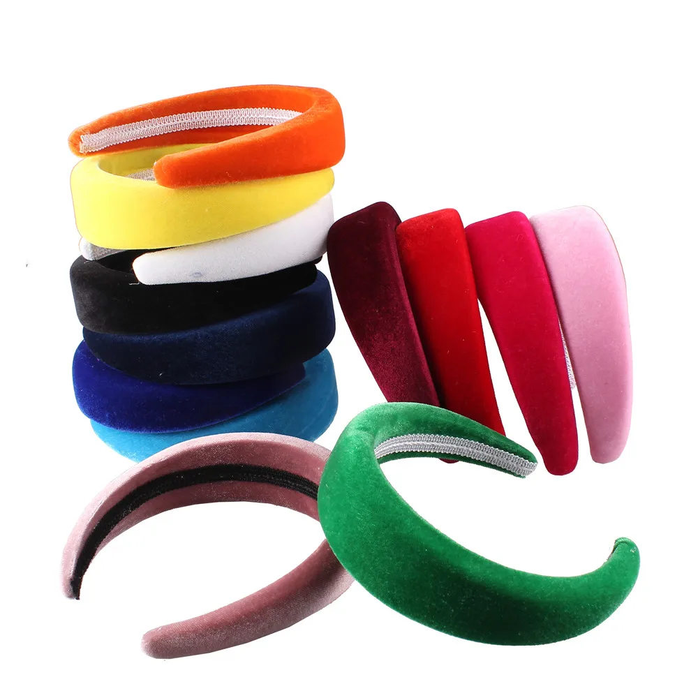 2019 Fashion Velvet Thick Headbands Women Head Band Headwear Wide Plastic Hairbands Bohemian Fashion Hair Accessories free ship
2019 Fashion Velvet Thick Headbands Women Head Band Headwear Wide Plastic Hairbands Bohemian Fashion Hair Accessories free ship