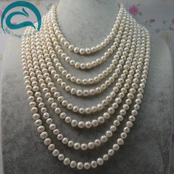 Unique Pearls jewellery Store White Color Natural Freshwater Pearl Necklace AA 6-7MM 8rows Natural Pearl Woman Fine Jewelry
Unique Pearls jewellery Store White Color Natural Freshwater Pearl Necklace AA 6-7MM 8rows Natural Pearl Woman Fine Jewelry