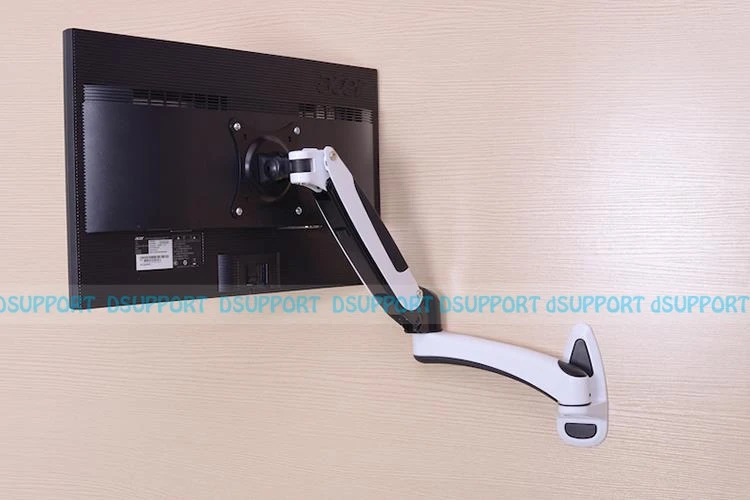 GM112W Aluminum Gas Spring 360 Degree Full Motion Height Adjustable 15"-27" LCD Monitor Holder TV Wall Mount Bracket Arm
GM112W Aluminum Gas Spring 360 Degree Full Motion Height Adjustable 15"-27" LCD Monitor Holder TV Wall Mount Bracket Arm