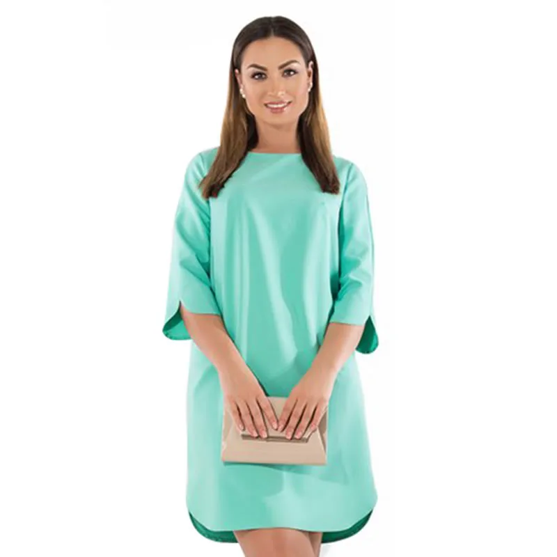 Plus Size 6XL Autumn Dress straight Solid short dress Casual long Sleeve women Elegant Dress Office Big Size Vestidos 2019 robe
Plus Size 6XL Autumn Dress straight Solid short dress Casual long Sleeve women Elegant Dress Office Big Size Vestidos 2019 robe