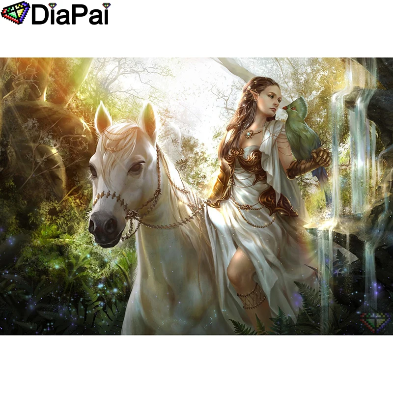 DIAPAI Diamond Painting Full Square/Round Diamond "Horse beauty" Pattern Embroidery Cross Stitch 5D Rhinestone Painting A25834
DIAPAI Diamond Painting Full Square/Round Diamond "Horse beauty" Pattern Embroidery Cross Stitch 5D Rhinestone Painting A25834