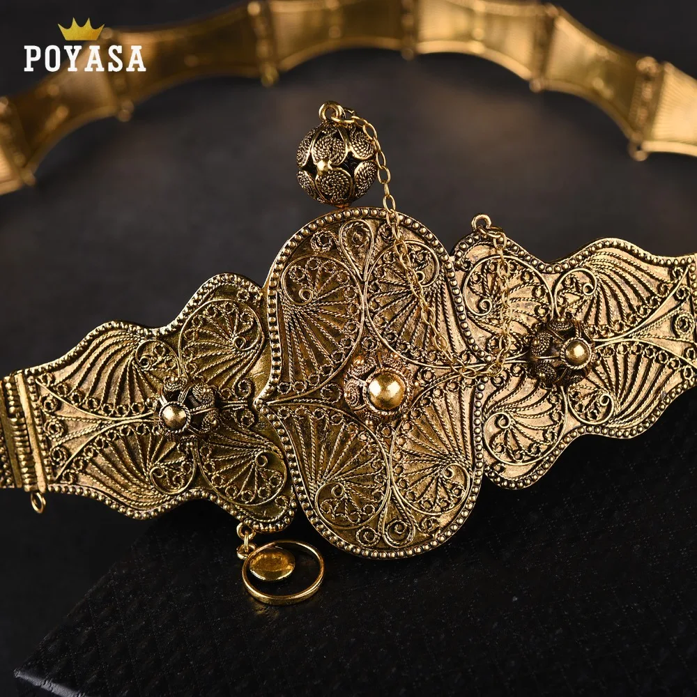 Retro Gold Caucasian Belt Women's Wedding Dress Accessories Exquisite Gilded Belt
Retro Gold Caucasian Belt Women's Wedding Dress Accessories Exquisite Gilded Belt