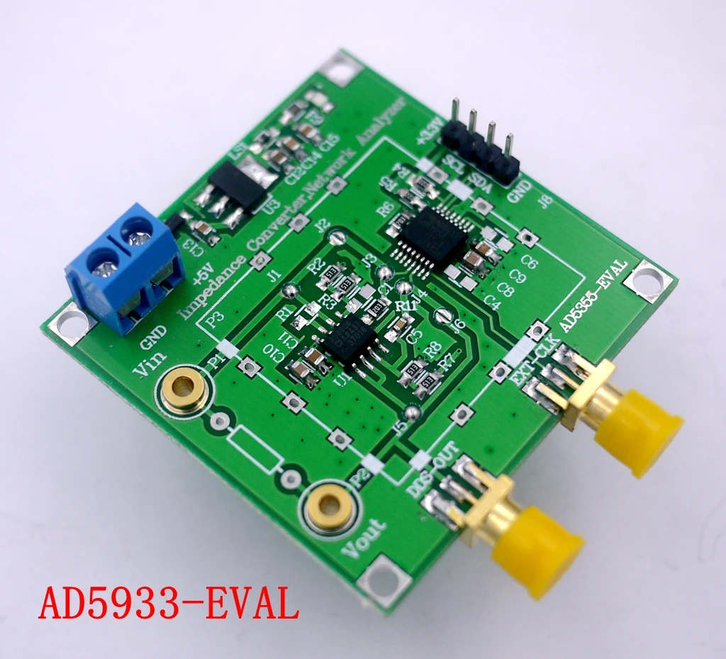 AD5933 Impedance Converter Network Analyzer Module 1M Sample Rate 12bit Resolution Measurement Resistance
AD5933 Impedance Converter Network Analyzer Module 1M Sample Rate 12bit Resolution Measurement Resistance