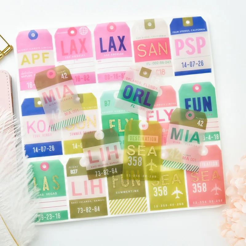 20pcs Labels Colorful Vellum Paper Die Cuts for Scrapbooking Happy Planner/Card Making/Journaling Project
20pcs Labels Colorful Vellum Paper Die Cuts for Scrapbooking Happy Planner/Card Making/Journaling Project