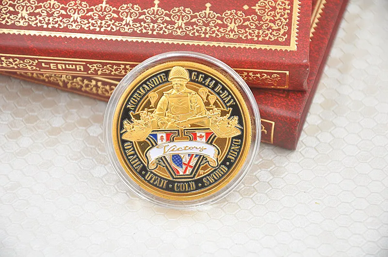 Normandy Landing Commemorative Coins Omaha Utah Gold Sword Juno Canada Allies WW2 Victory Coins
Normandy Landing Commemorative Coins Omaha Utah Gold Sword Juno Canada Allies WW2 Victory Coins