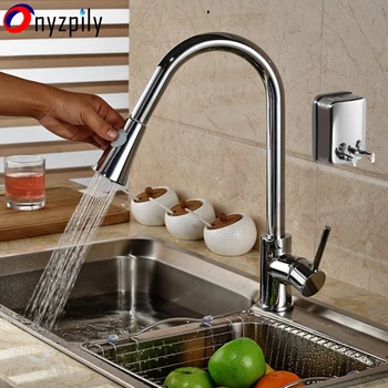 Rotation Chrome Brass Dual Sprayer Kitchen Sink Faucet Deck Mount Kitchen hot and cold water Taps Pull Out
Rotation Chrome Brass Dual Sprayer Kitchen Sink Faucet Deck Mount Kitchen hot and cold water Taps Pull Out