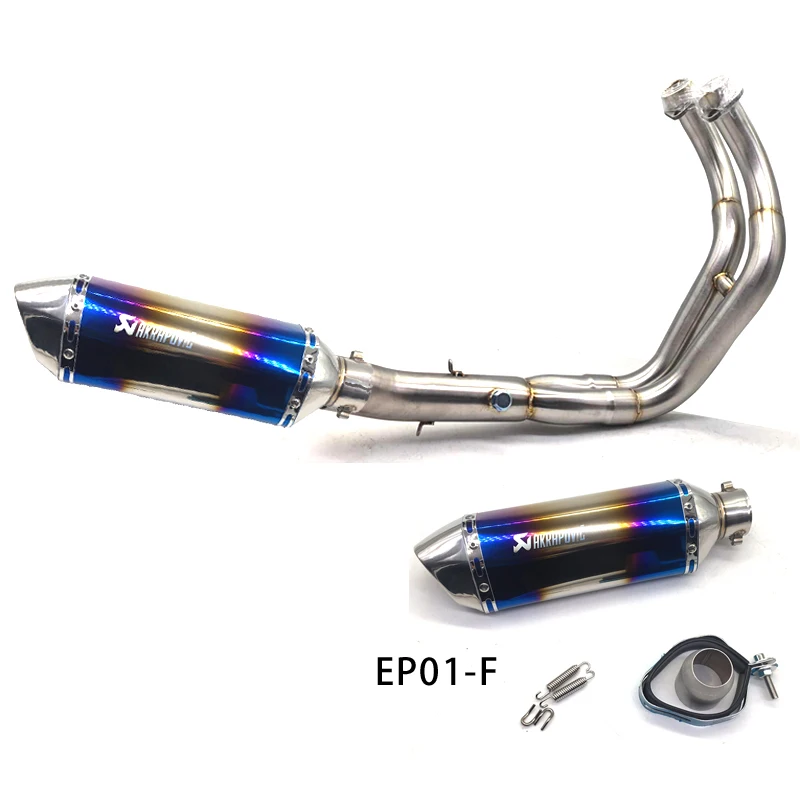 Motorcycle Full Exhaust system slip on pipe + Ak exhaust Muffler Escape Tail For Yamaha MT07 FZ07 Tracer 2014-2018 XSR700
Motorcycle Full Exhaust system slip on pipe + Ak exhaust Muffler Escape Tail For Yamaha MT07 FZ07 Tracer 2014-2018 XSR700