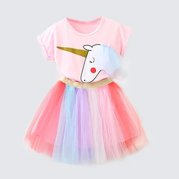 weLaken Kids Baby Girls Unicorn Sets 2019 Short Sleeves Lace T-shirt +Tutu Skirt Set Clothes Cute Colorful Summer Outfits
weLaken Kids Baby Girls Unicorn Sets 2019 Short Sleeves Lace T-shirt +Tutu Skirt Set Clothes Cute Colorful Summer Outfits