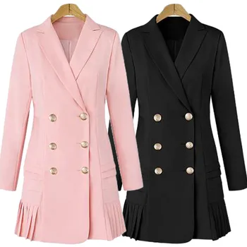 Fashion Trench Coat Women 2019 Spring Autumn Double-breasted Long sleeve Windbreaker Female Casual Tops Blazer Plus size A2825
Fashion Trench Coat Women 2019 Spring Autumn Double-breasted Long sleeve Windbreaker Female Casual Tops Blazer Plus size A2825