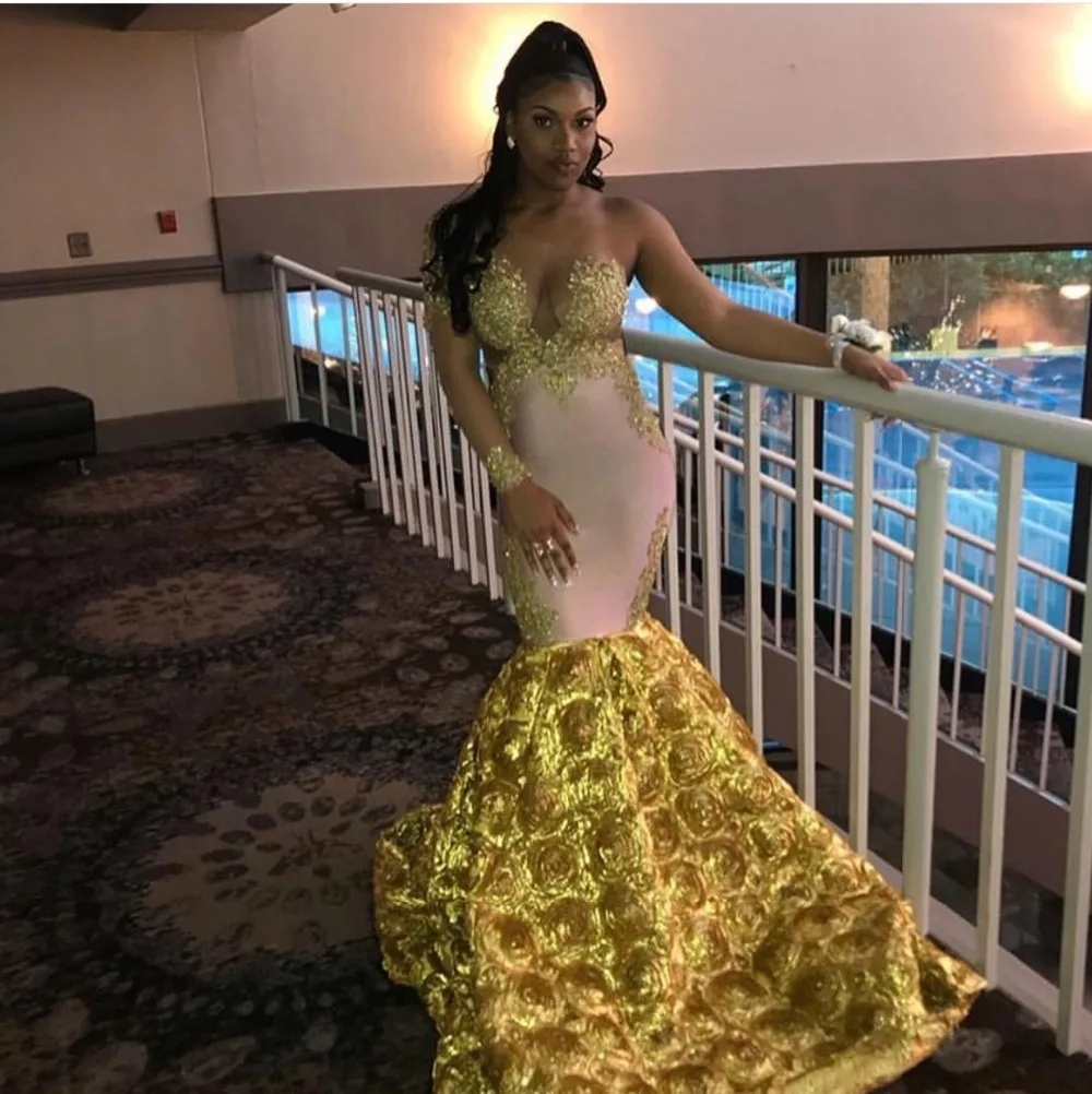 Sexy African Mermaid One Shoulder Yellow Prom Dresses 2019 Sheer Sleeves Beaded Appliques Women Long Formal Party Gowns
Sexy African Mermaid One Shoulder Yellow Prom Dresses 2019 Sheer Sleeves Beaded Appliques Women Long Formal Party Gowns