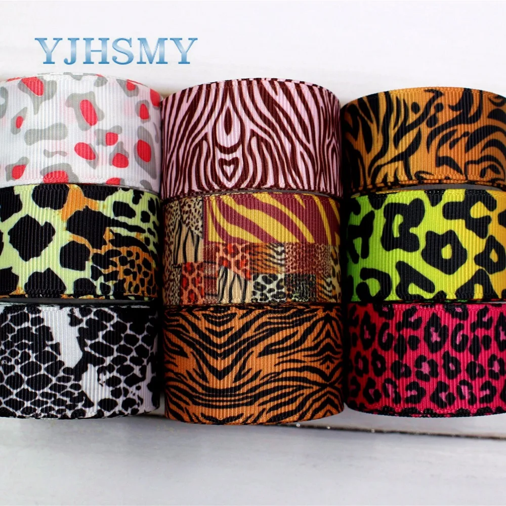 YJHSMY 174112, (22,25)mm Zebra, leopard Printed grosgrain ribbon,DIY handmade,Wedding decoration materials, Valentine's Day
YJHSMY 174112, (22,25)mm Zebra, leopard Printed grosgrain ribbon,DIY handmade,Wedding decoration materials, Valentine's Day
