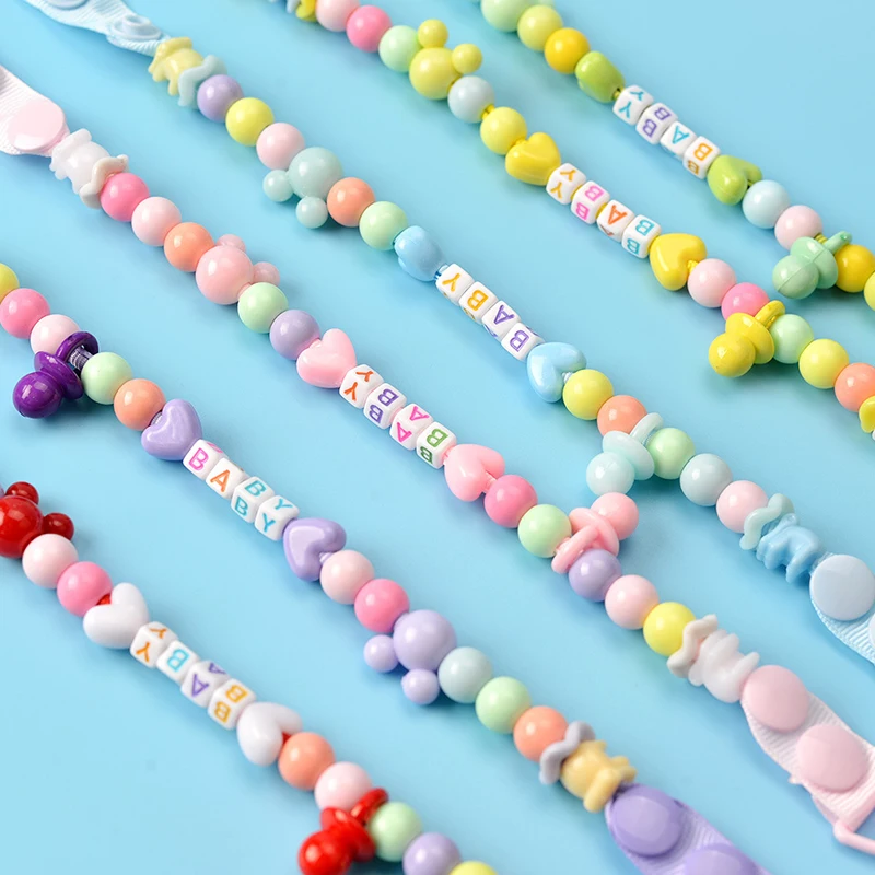 Baby Cute Pacifier Clips Holder Chain Silicone Pacifier Chains Newborn Infant Baby Teether Teething Chain
Baby Cute Pacifier Clips Holder Chain Silicone Pacifier Chains Newborn Infant Baby Teether Teething Chain