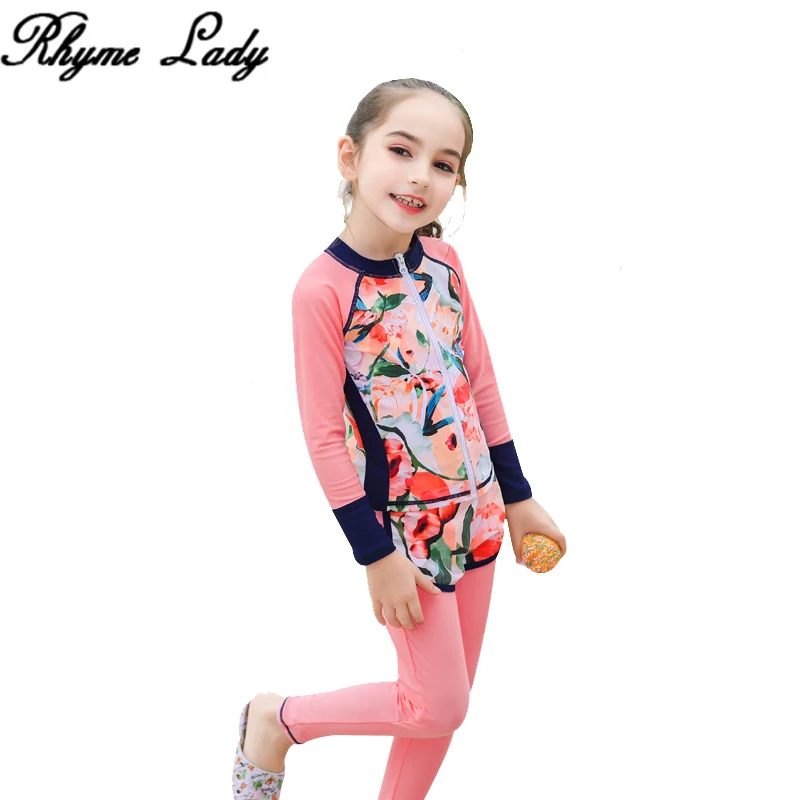 Rhyme Lady 2019 Children colorful Swimwear Girl long seelve rash guard baby two pieces summer sun protective bathing suit
Rhyme Lady 2019 Children colorful Swimwear Girl long seelve rash guard baby two pieces summer sun protective bathing suit
