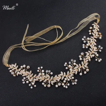 Miallo Wholesale Wedding Bride Leaves Headband Fashion Handmade Head Vine Women Hair Jewelry Headpieces Bride's tiara Hairpieces
Miallo Wholesale Wedding Bride Leaves Headband Fashion Handmade Head Vine Women Hair Jewelry Headpieces Bride's tiara Hairpieces