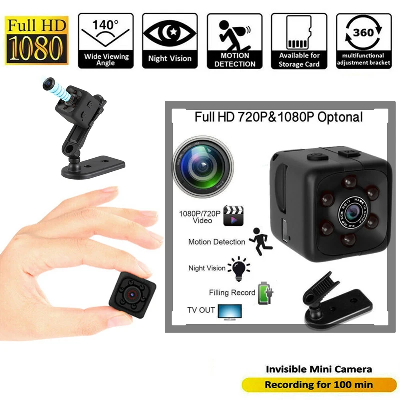 Mini Full HD Camera Wireless 1080P Home Security Night Vision Motion Detection
Mini Full HD Camera Wireless 1080P Home Security Night Vision Motion Detection