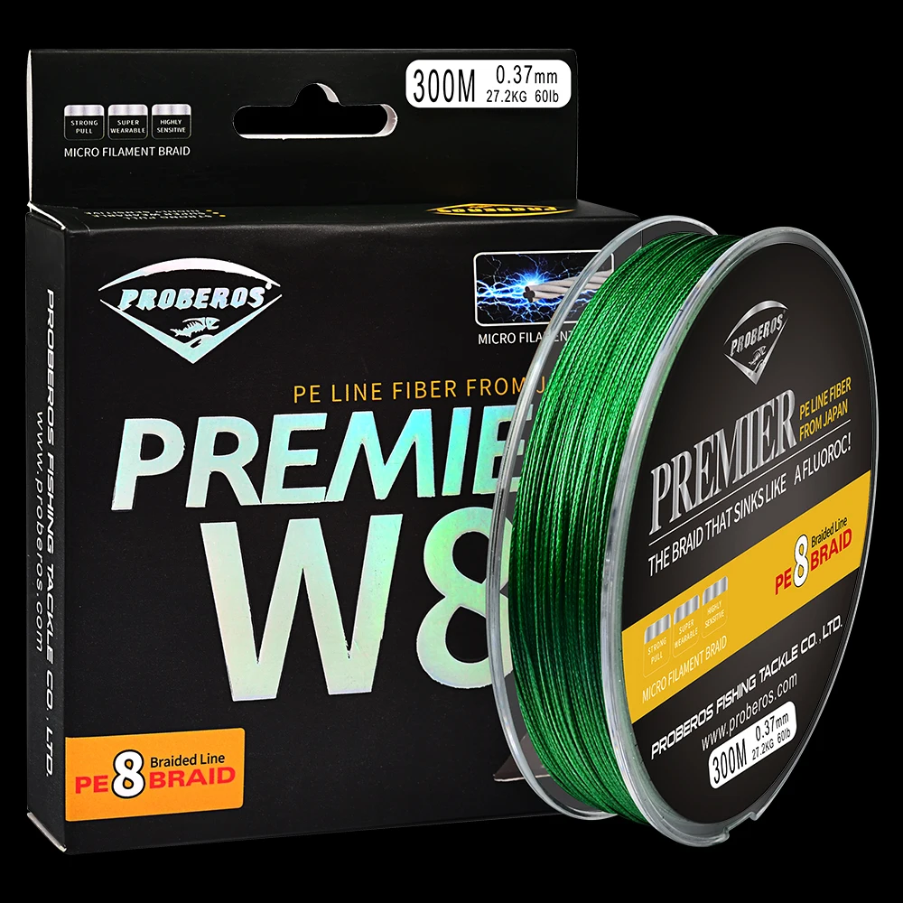 100M&13&210M&300M 8 Stands Fishing Line PRO BEROS Brand Red/Green/Grey/Yellow/Blue braided line 40LB-100LB 8-Weaves PE Line
100M&13&210M&300M 8 Stands Fishing Line PRO BEROS Brand Red/Green/Grey/Yellow/Blue braided line 40LB-100LB 8-Weaves PE Line