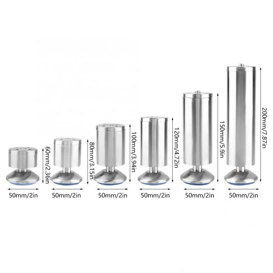 Bable Legs Folding 4pcs Height Adjustable Furniture Legs Stainless Steel Cabinet Feet for Table Bed Sofa Adjustable Leg
Bable Legs Folding 4pcs Height Adjustable Furniture Legs Stainless Steel Cabinet Feet for Table Bed Sofa Adjustable Leg