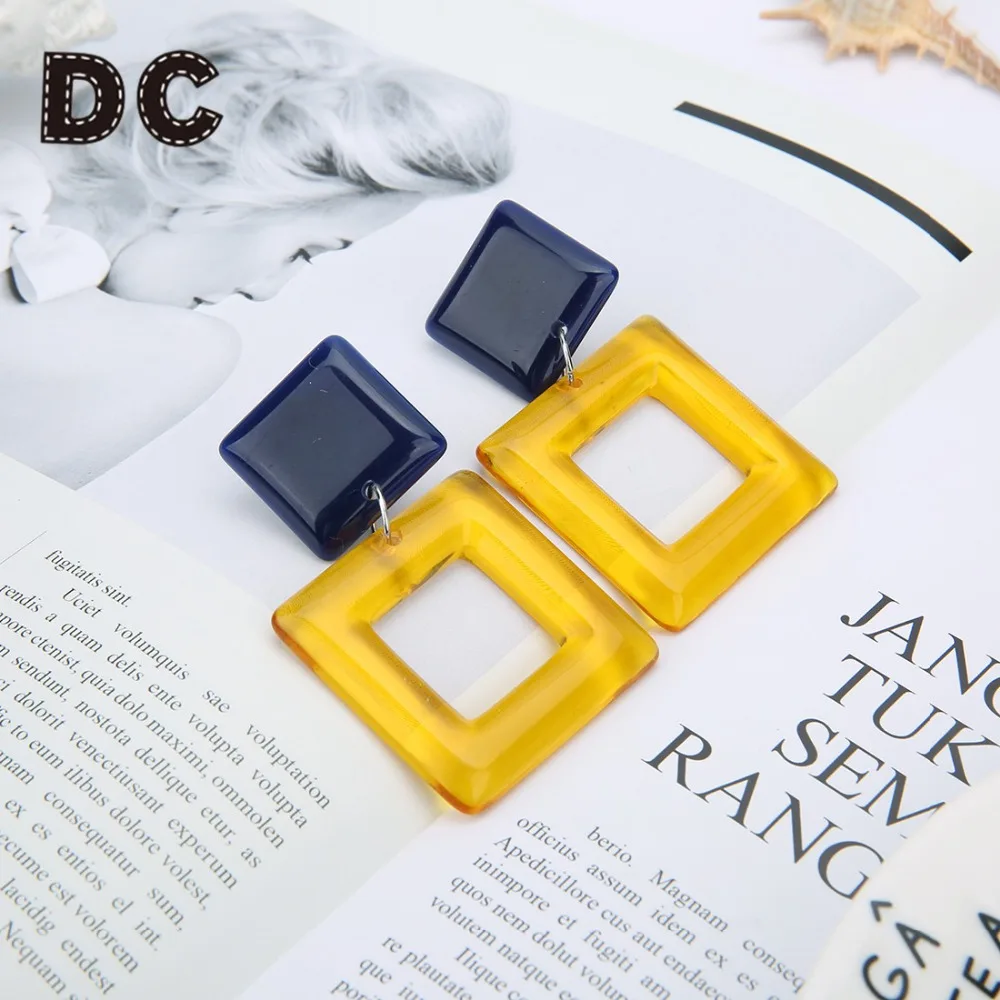 DC New Deign Korean Candy Sweet Transparent Resin Earrings Girls Trendy Cute Yellow Green Orange Color Earrings Jewelry Gifts
DC New Deign Korean Candy Sweet Transparent Resin Earrings Girls Trendy Cute Yellow Green Orange Color Earrings Jewelry Gifts