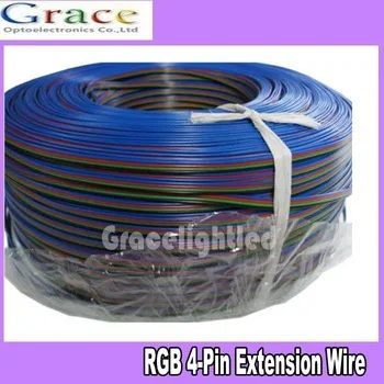 10M 4 Pin 4 Channels 5050 3528 RGB LED Strip Extension Extend Cable Wire Cord Connector For RGB LED Strip Light
10M 4 Pin 4 Channels 5050 3528 RGB LED Strip Extension Extend Cable Wire Cord Connector For RGB LED Strip Light