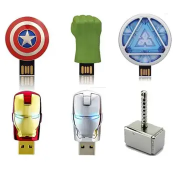 Hot USB 2.0 Flash super Avengers Drive Pen Drive 8GB 16GB 32GB 64GB Iron Man America Captain Hammer Hulk USB Flash Memory Stick
Hot USB 2.0 Flash super Avengers Drive Pen Drive 8GB 16GB 32GB 64GB Iron Man America Captain Hammer Hulk USB Flash Memory Stick