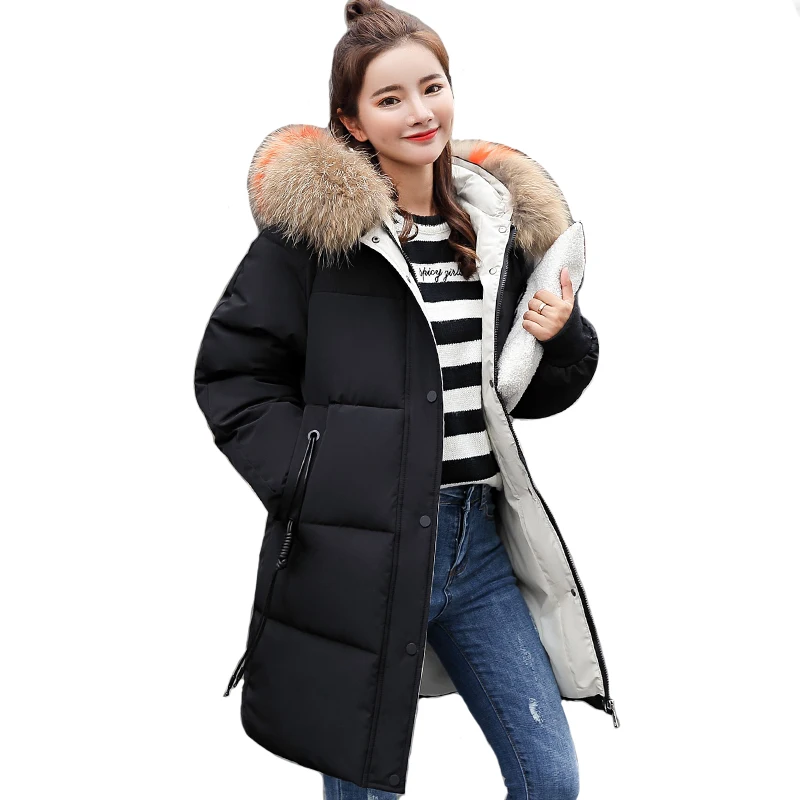 With Big Fur Collar Winter Jacket Women Hooded Cotton Padded Female Coats Long Parka Parkas Breasted Buttons Chaqueta Mujer
With Big Fur Collar Winter Jacket Women Hooded Cotton Padded Female Coats Long Parka Parkas Breasted Buttons Chaqueta Mujer