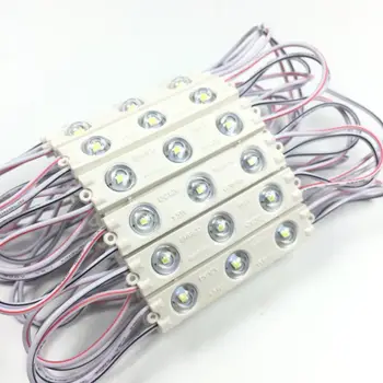 100pcs 2835 SMD 3 LED Injection Module IP65 Waterproof Injection Lens For LED Sign Advertising Backlight DC12V Super Bright
100pcs 2835 SMD 3 LED Injection Module IP65 Waterproof Injection Lens For LED Sign Advertising Backlight DC12V Super Bright