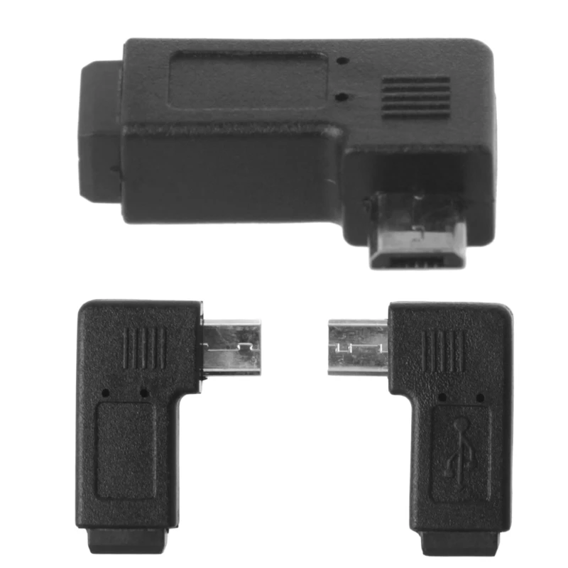 ALITER 90 Degree Left & Right Angled Mini USB 5Pin Female To Micro USB Male Data Sync Adapter
ALITER 90 Degree Left & Right Angled Mini USB 5Pin Female To Micro USB Male Data Sync Adapter