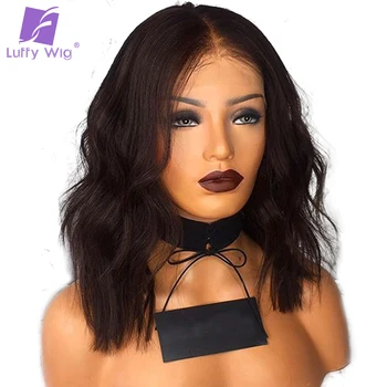 Luffy Pre Plucked Natural Wave 5*4.5 Silk Base Full Lace Wigs Indian Black Human Hair Short Bob Non Remy 130% Density For Women
Luffy Pre Plucked Natural Wave 5*4.5 Silk Base Full Lace Wigs Indian Black Human Hair Short Bob Non Remy 130% Density For Women