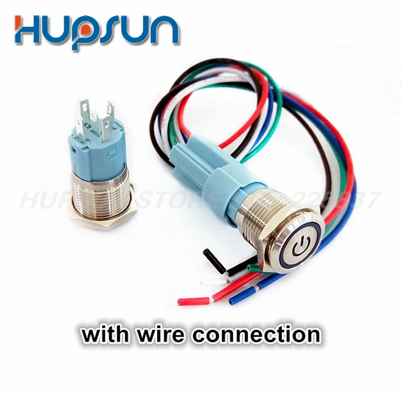 3pc waterproof metal LED 5v 12v 220v 16mm start stop engine button auto power buttons reset momentary push button switch w/ wire
3pc waterproof metal LED 5v 12v 220v 16mm start stop engine button auto power buttons reset momentary push button switch w/ wire