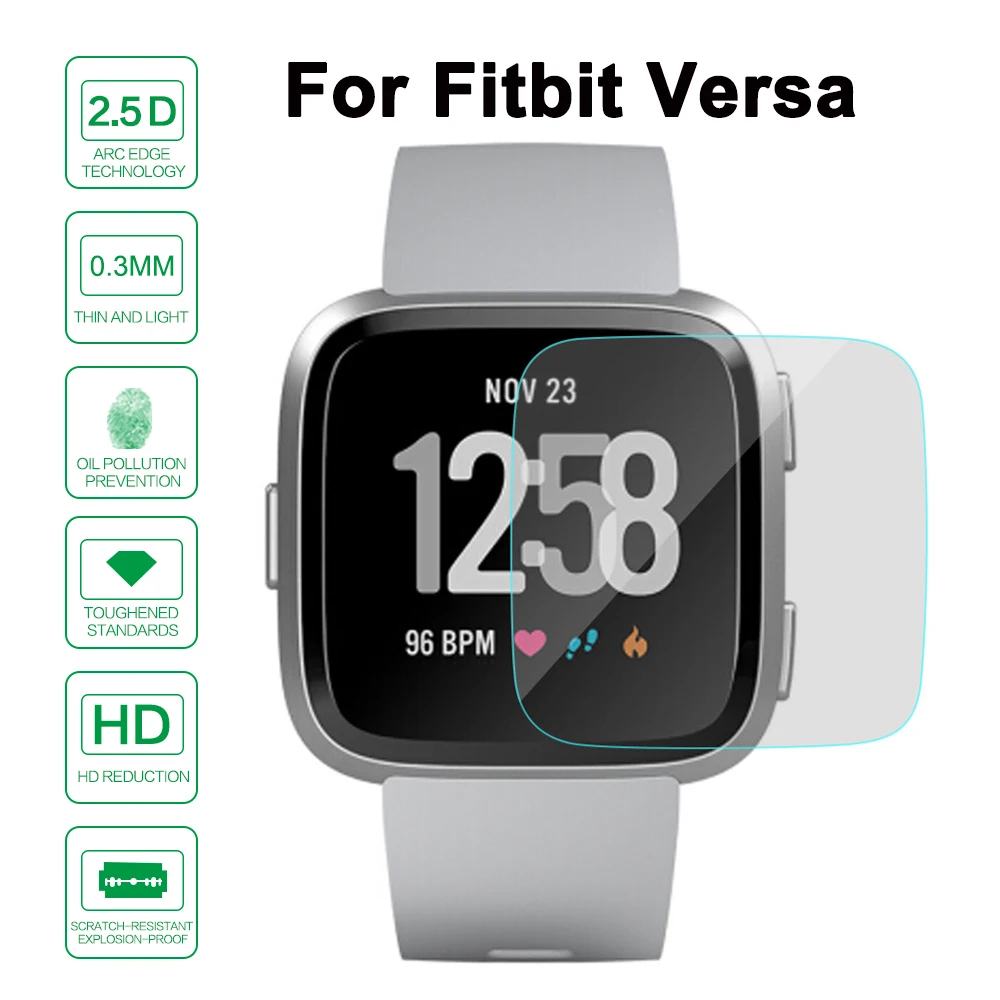 Tempered Glass For Fitbit Versa Screen Protector Film For Fitbit Versa Soft film Protective glas protect protection 2.5D 9h
Tempered Glass For Fitbit Versa Screen Protector Film For Fitbit Versa Soft film Protective glas protect protection 2.5D 9h