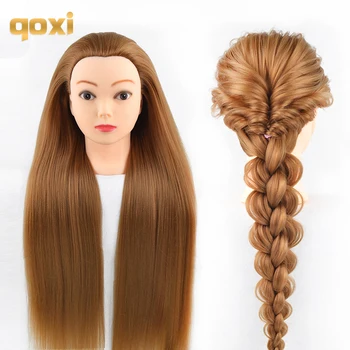 Qoxi Professional training heads with long thick hairs practice Hairdressing mannequin dolls hair Styling maniqui tete for sale
Qoxi Professional training heads with long thick hairs practice Hairdressing mannequin dolls hair Styling maniqui tete for sale