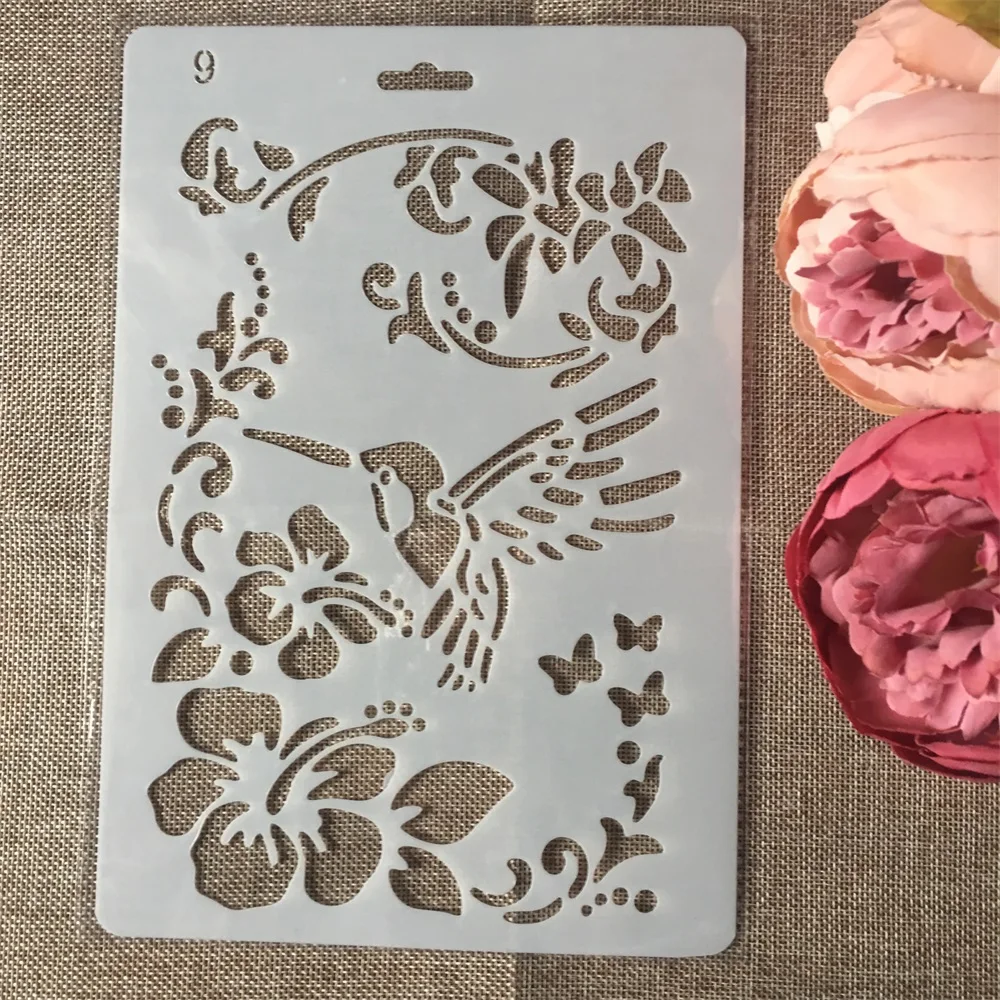 1Pcs 27.5X19cm Hummingbird Flower DIY Craft Layering Stencils Painting Scrapbooking Stamping Embossing Album Paper Card Template
1Pcs 27.5X19cm Hummingbird Flower DIY Craft Layering Stencils Painting Scrapbooking Stamping Embossing Album Paper Card Template