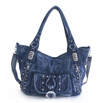 2018 new arrival women denim shoulder bag luxury big handbag casual tote bag lady crossbody bag blue
2018 new arrival women denim shoulder bag luxury big handbag casual tote bag lady crossbody bag blue