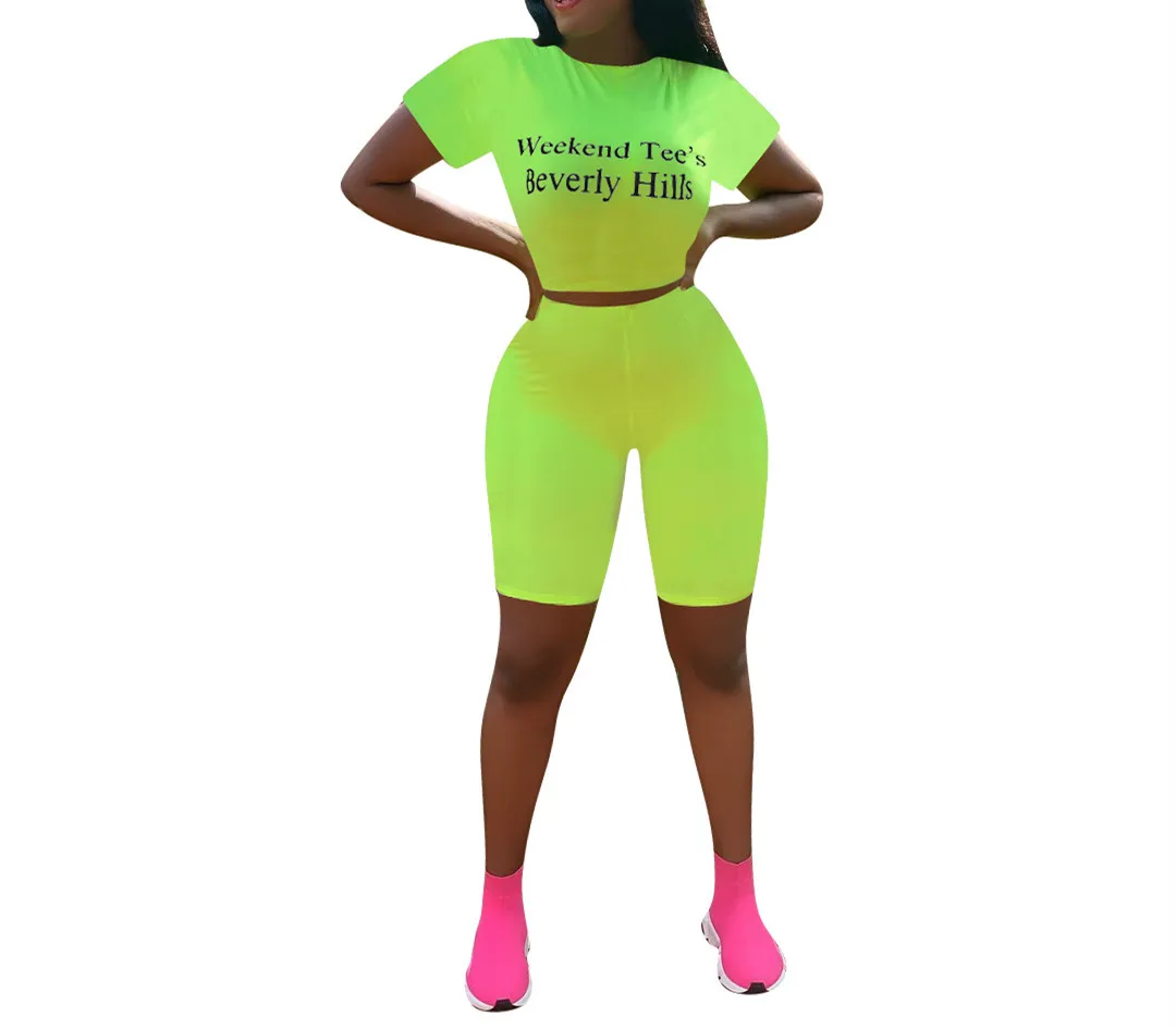 2019 women summer letter print o-neck short sleeve short tee top knee length pants suit two piece set sporting tracksuit GLJ6077
2019 women summer letter print o-neck short sleeve short tee top knee length pants suit two piece set sporting tracksuit GLJ6077