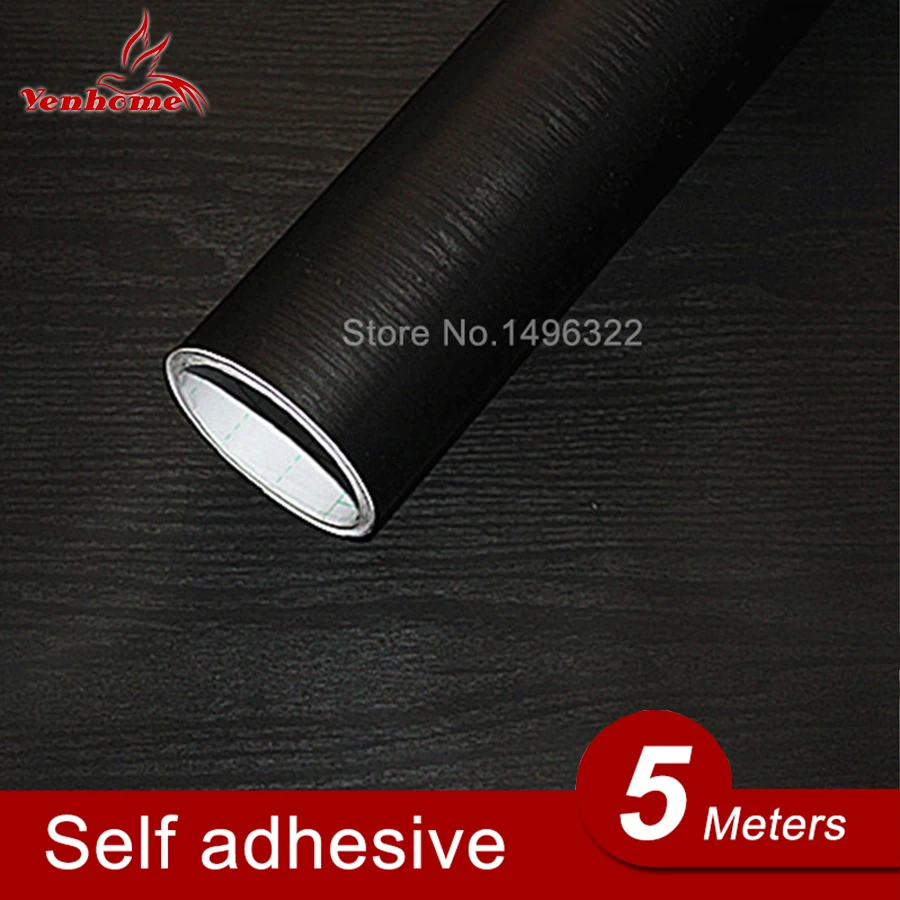 5M PVC Wooden Black Decorative Film Self Adhesive Wallpaper Furniture Renovation Sticker Kitchen Cabinet Waterproof Wall Sticker
5M PVC Wooden Black Decorative Film Self Adhesive Wallpaper Furniture Renovation Sticker Kitchen Cabinet Waterproof Wall Sticker