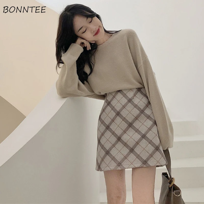 Skirts Women Chic A-Line Leisure Mini High Waist Daily Korean Style All-match Plaid Skirt Slim Retro Elegant Womens 2019 Lovely
Skirts Women Chic A-Line Leisure Mini High Waist Daily Korean Style All-match Plaid Skirt Slim Retro Elegant Womens 2019 Lovely